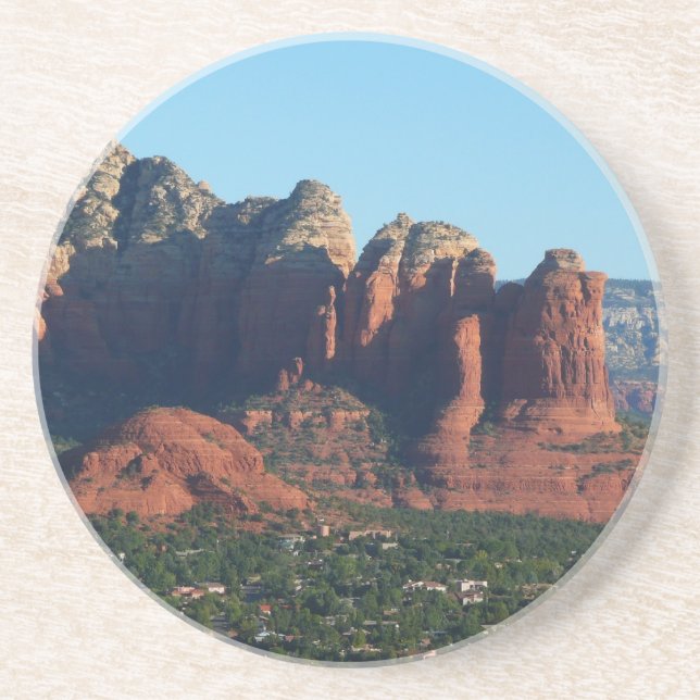Coffee Pot Rock I in Sedona Arizona Getränkeuntersetzer (Vorne)