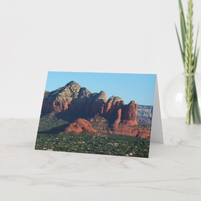 Coffee Pot Rock I in Sedona Arizona Karte (Vorderseite)