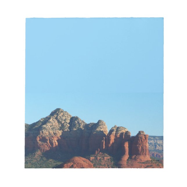 Coffee Pot Rock I in Sedona Arizona Notizblock (Vorderseite)