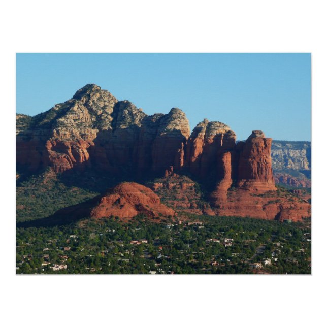 Coffee Pot Rock I in Sedona Arizona Poster (Vorderseite)