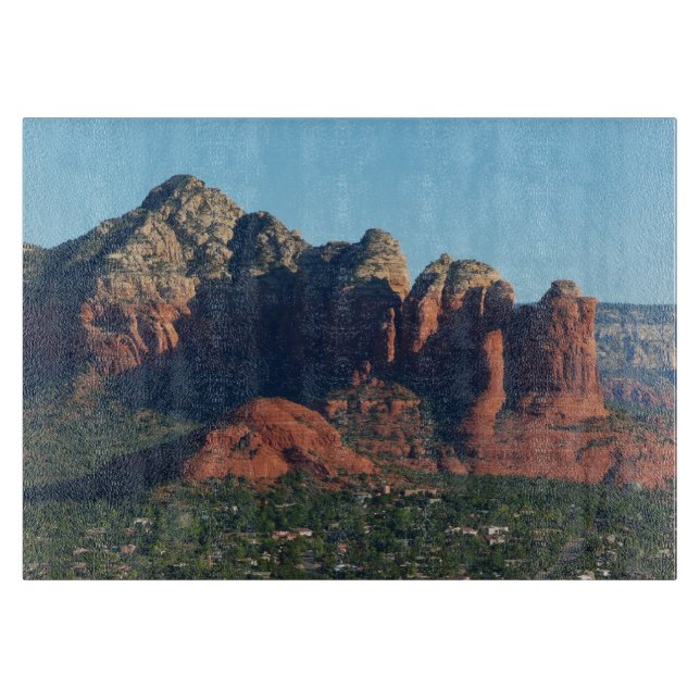 Coffee Pot Rock I in Sedona Arizona Schneidebrett (Vorderseite)