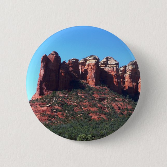 Coffee Pot Rock II in Sedona Arizona Button (Vorderseite)