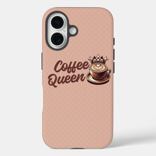 Coffee Queen Case-Mate iPhone Hülle (Rückseite)