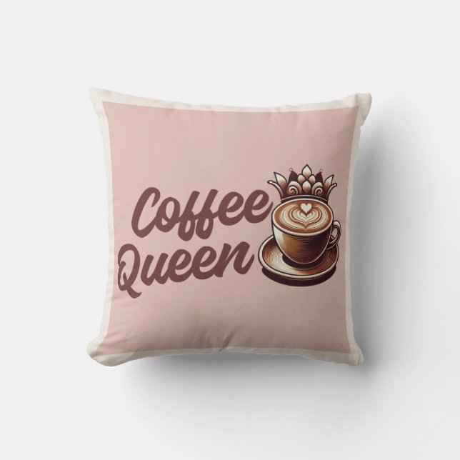 Coffee Queen Kissen (Vorderseite)