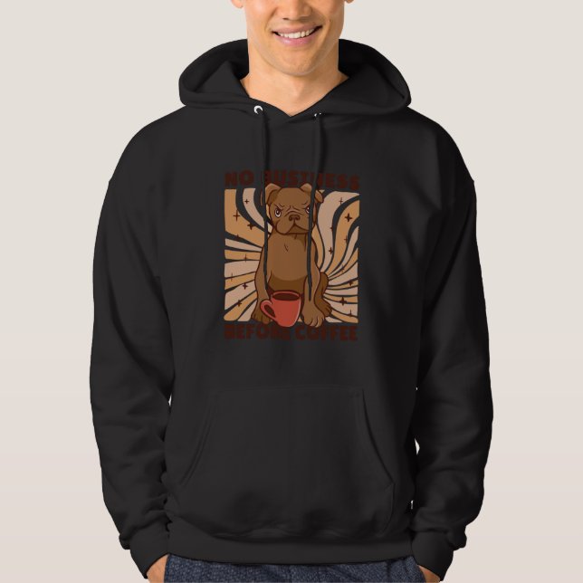 Coffee Quote Coffee  Cappuccino I Love Coffee  1 Hoodie (Vorderseite)