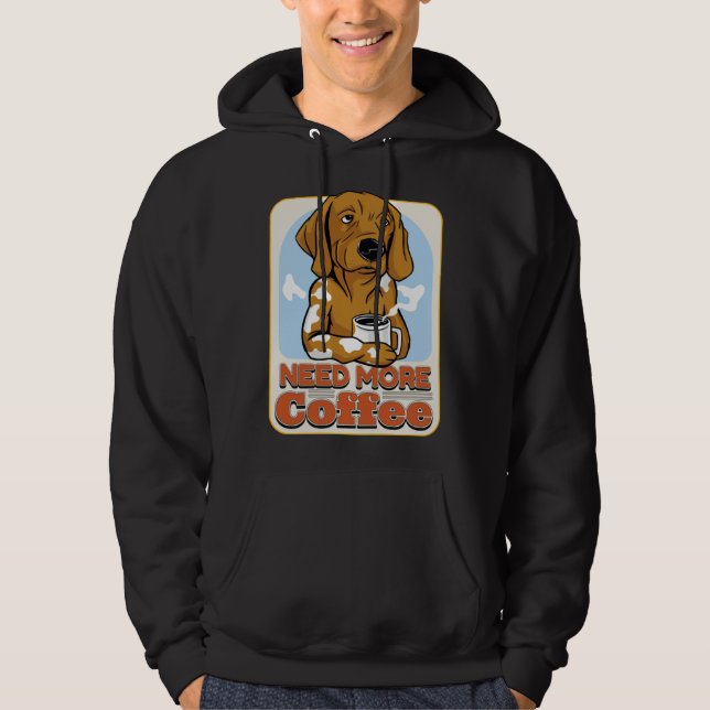 Coffee Quote Coffee  Cappuccino I Love Coffee Hoodie (Vorderseite)