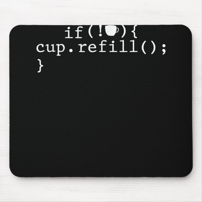 Coffee Refill Software Engineer für intelligente C Mousepad (Vorne)