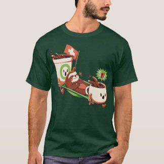 Coffee Rescue Montag Koffein Sloth von Tobe Fonsec T-Shirt