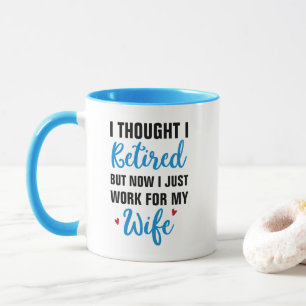 Coffee Retirement Retiree Spaß Husband Ehefrau lus Tasse