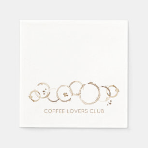Coffee Rings COFFEE LOVERS CLUB Kunsthandwerk Serviette
