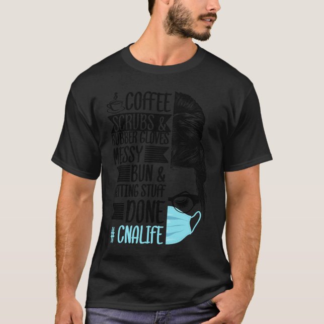 Coffee Scrubs and Rubber Gloves drinker Barista Es T-Shirt (Vorderseite)