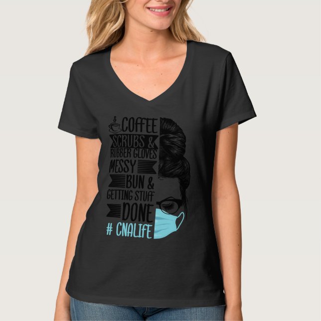 Coffee Scrubs and Rubber Gloves drinker Barista Es T-Shirt (Vorderseite)