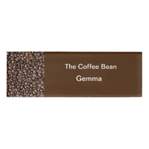 Coffee Shop Budget Mitarbeitername Tags Namenschild