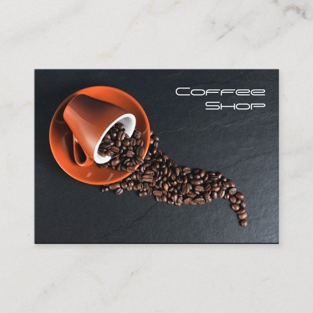 Coffee Shop Loyalty Briefmarke Card Treuekarte (Vorderseite)