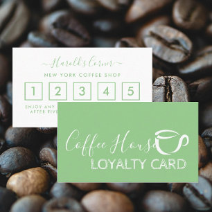 Coffee Shop Loyalty Card - Coffee Icon Treuekarte