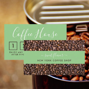 Coffee Shop Loyalty Card - Kaffee Bean Strip Treuekarte