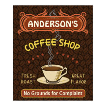 Coffee Shop mit Tasse Erstellen Sie Ihre eigenen P