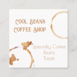 Coffee Shop Visitenkarte