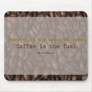 Coffee Slogan senden - Mousepad
