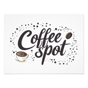 Coffee Spot Kaffeegetränk Fotodruck