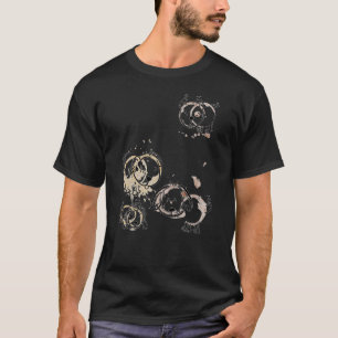 Coffee Stain Hunde T-Shirt