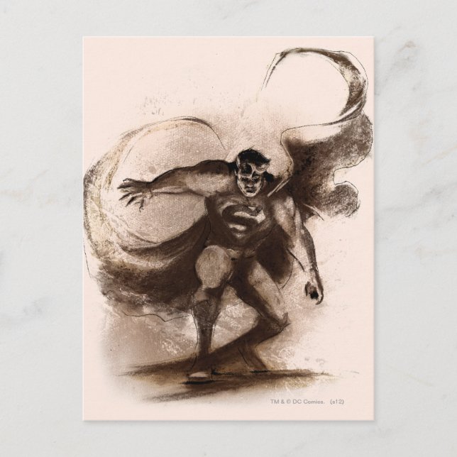 Coffee Superman Postkarte (Vorderseite)