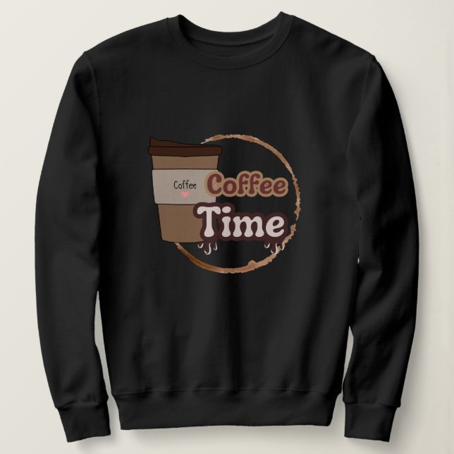 coffee sweatshirt (Design vorne)