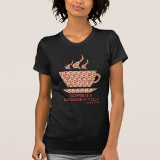 Coffee t-shit mit Phrase von Jackie Chan_. T-Shirt