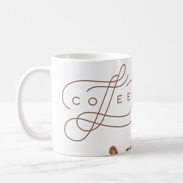 "Coffee Tasse: Comfort in a Cup" Kaffeetasse (Links)