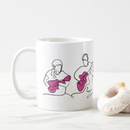 Coffee Tasse for Acoustic Guitar Players - Line Ar