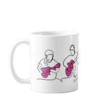 Coffee Tasse for Acoustic Guitar Players - Line Ar