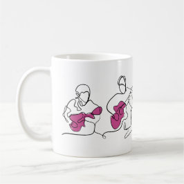 Coffee Tasse for Acoustic Guitar Players - Line Ar