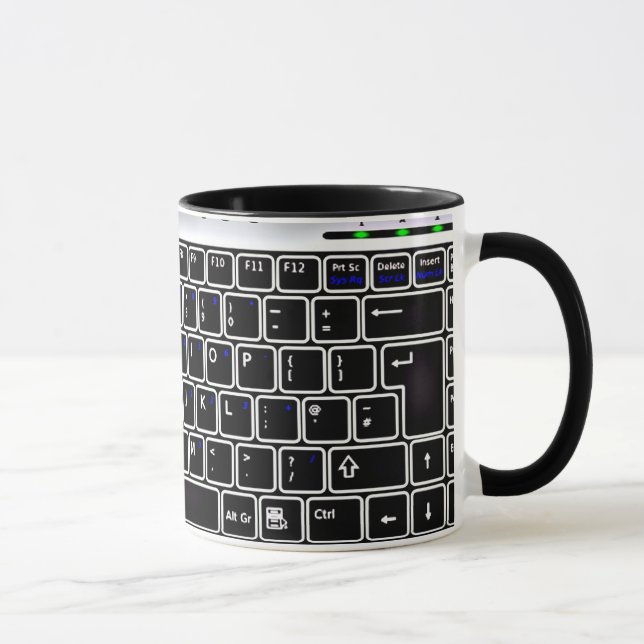 Coffee-Tasse für die PC-Tastatur Tasse (Rechts)
