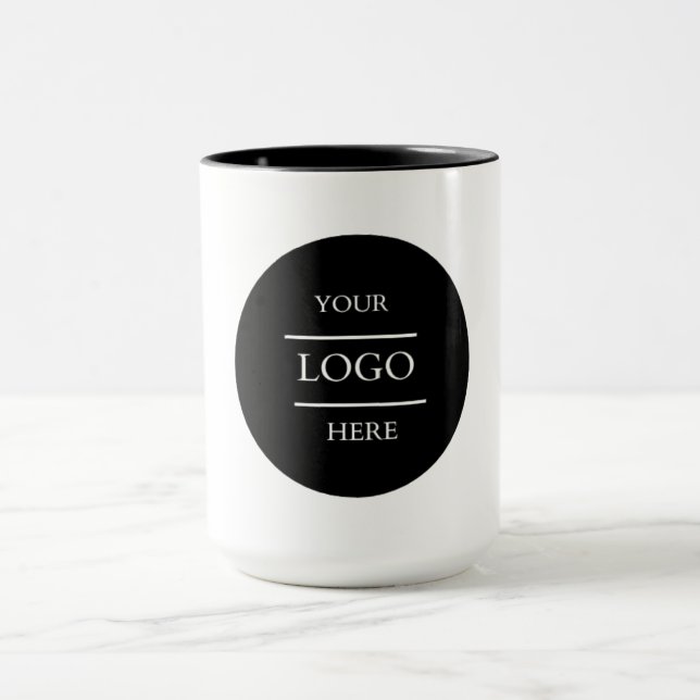 Coffee-Tasse mit dem Logo "Custom Black Business" Tasse (Zentrum)