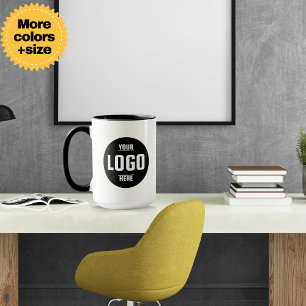 Coffee-Tasse mit dem Logo "Custom Business" - Perf Tasse