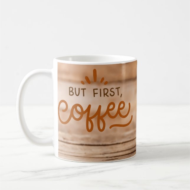 "Coffee Tasse: Wo Kaffee Persönlichkeit trifft" Kaffeetasse (Links)