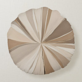 Coffee Taupe AI Art Rundes Kissen