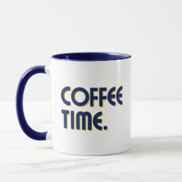 Coffee Time | Einfache minimalistische Alltags-Kaf Tasse