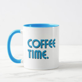 Coffee Time | Einfacher minimalistischer Alltagska Tasse