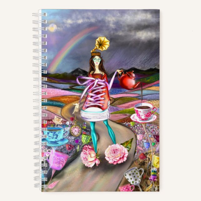 Coffee Time Fantasy Notizbuch (Vorderseite)