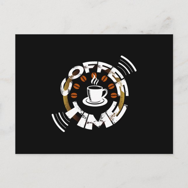 Coffee Time Postkarte (Vorderseite)