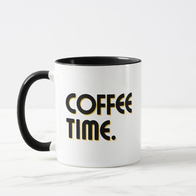 Coffee Time | Simple Minimalist Everyday Coffee Tasse (Links)