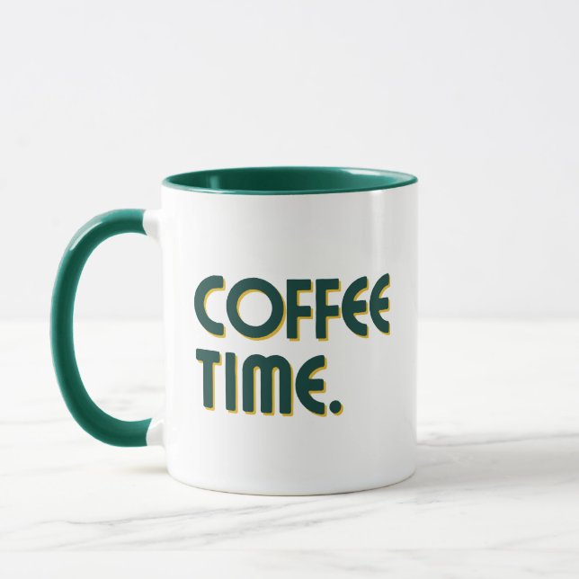 Coffee Time | Simple Minimalist Everyday Coffee Tasse (Links)