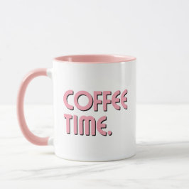 Coffee Time | Simple Minimalist Everyday Coffee Tasse
