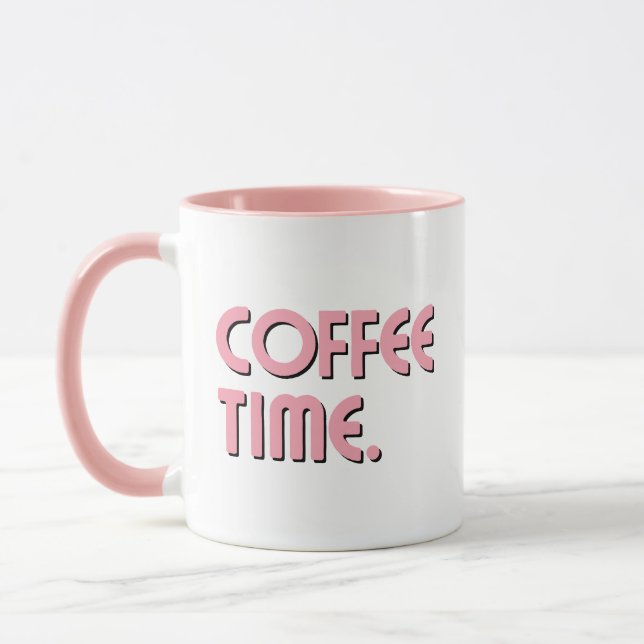 Coffee Time | Simple Minimalist Everyday Coffee Tasse (Links)