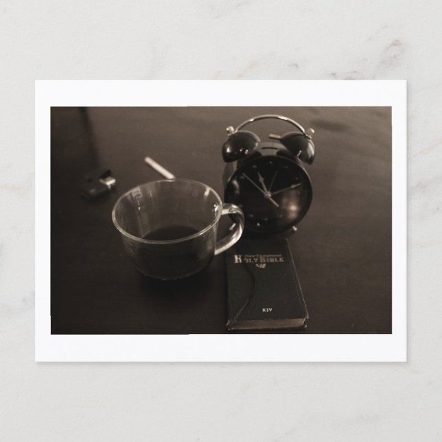 Coffee Time With Christ J. H. Thornton Postkarte (Vorderseite)