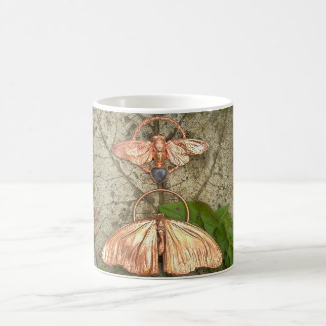 Coffee Time with WoodlandRealm Kaffeetasse (Mittel)