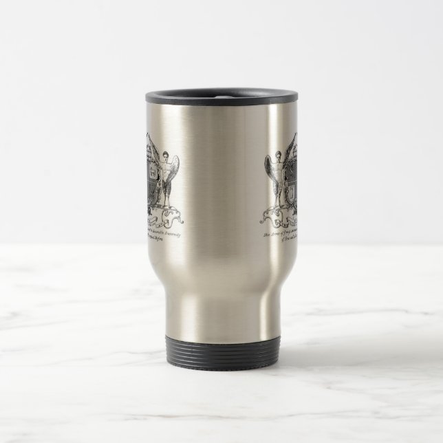 Coffee Travel Mug-Masonic Freemason Mason Masonry Reisebecher (Mittel)