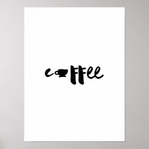 Coffee Typografie Poster