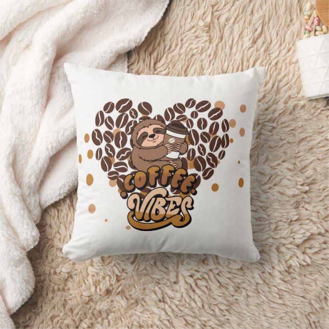 Coffee Vibes Design Kissen (Decke)